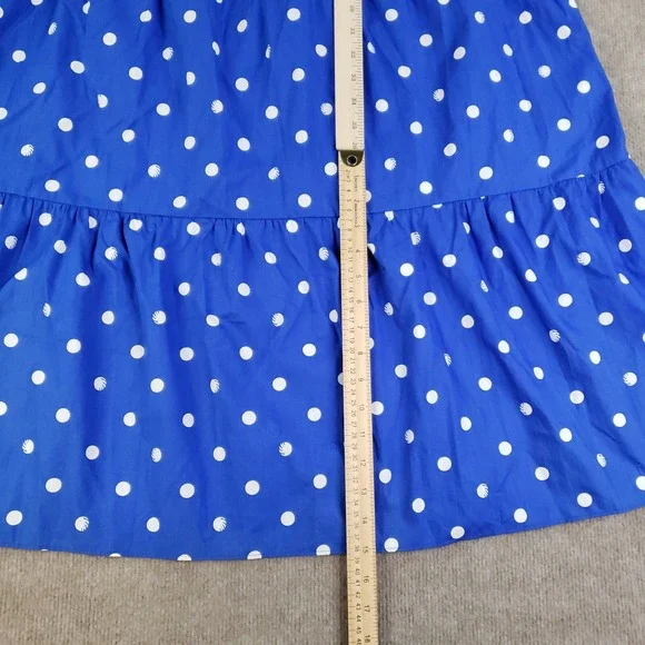 NWT Lilly Pulitzer Lyssa Dress Size 12 Blue Grotto Hunter Spot Cutout Tiered - Picture 5 of 15